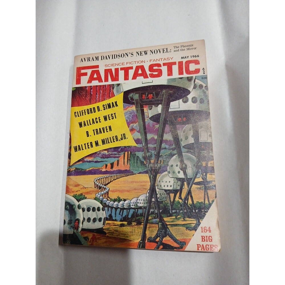 FANTASTIC STORIES  5/1966  PULP ERA SCIENCE FICTION DIGEST MAGAZINE